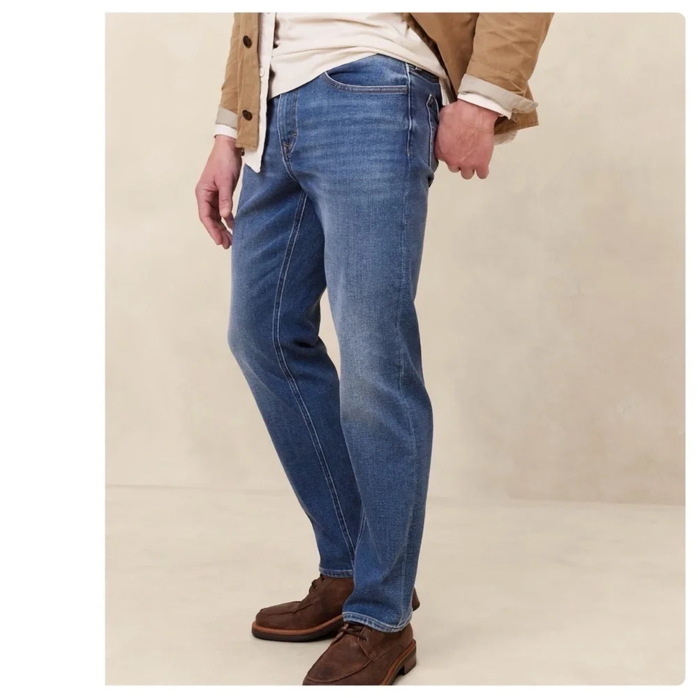 Banana Republic Straight Fit Jeans 36/32 - Picture 5 of 7